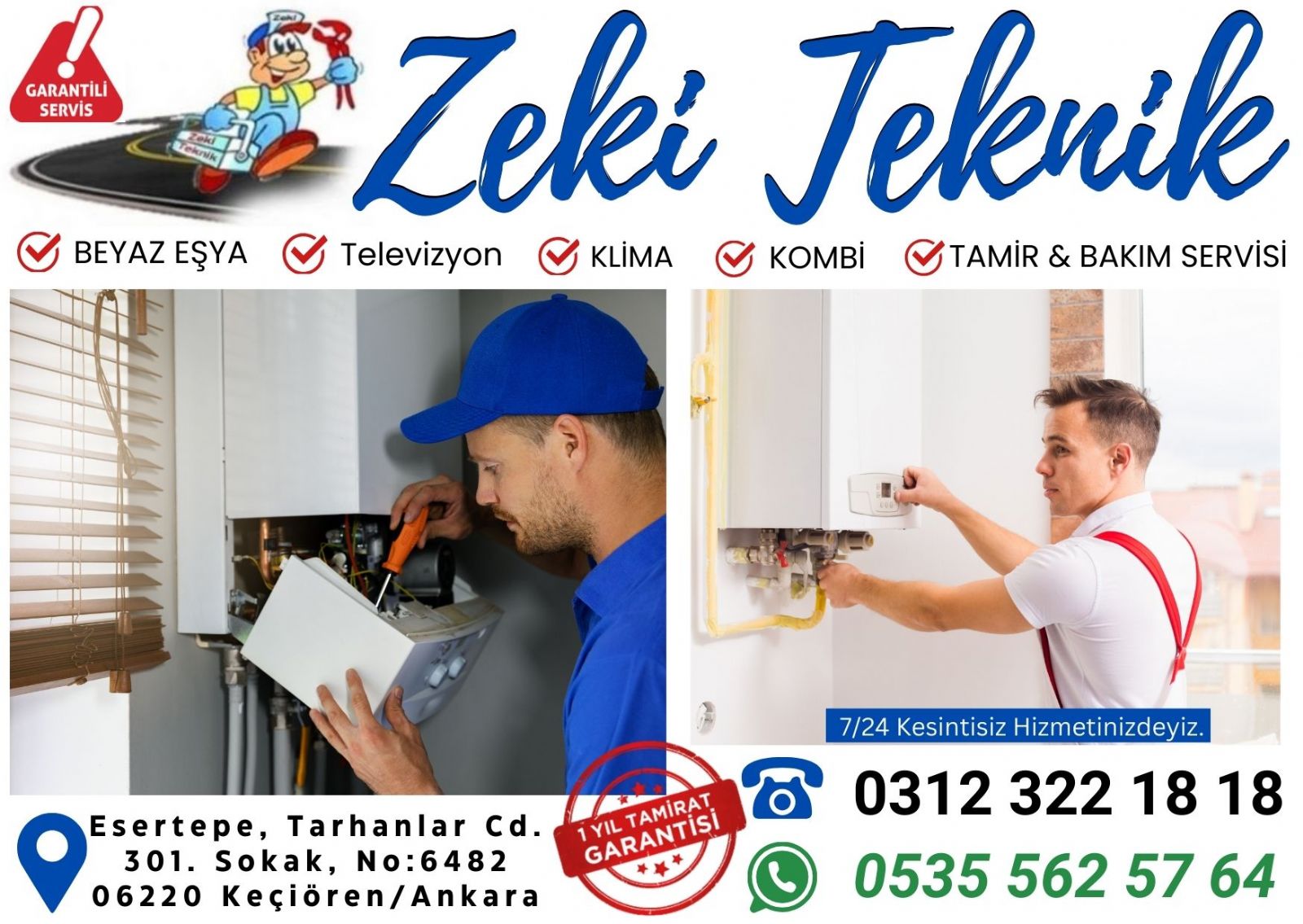 Esertepe Kombi Servisi